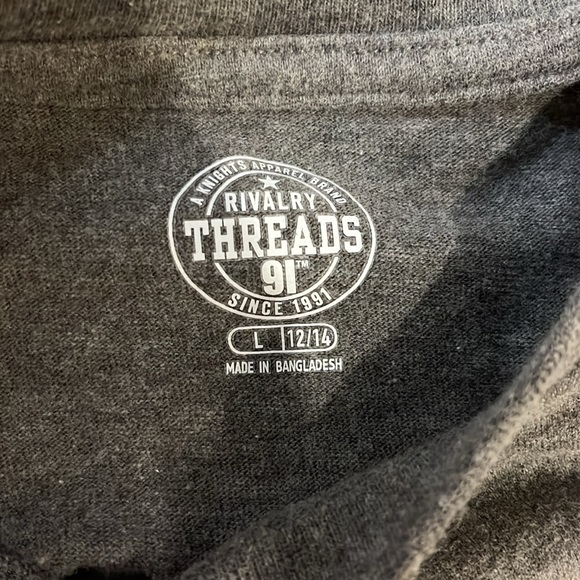 Texas longhorn cropped long sleeved shirt size large - Picture 2 of 2